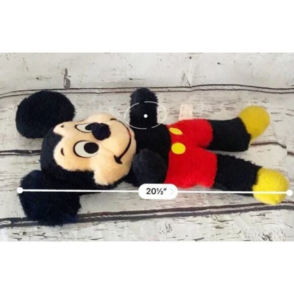 DISNEY Vintage Walt Disney 1960s Mickey Mouse Plush 20" - Picture 9 of 9